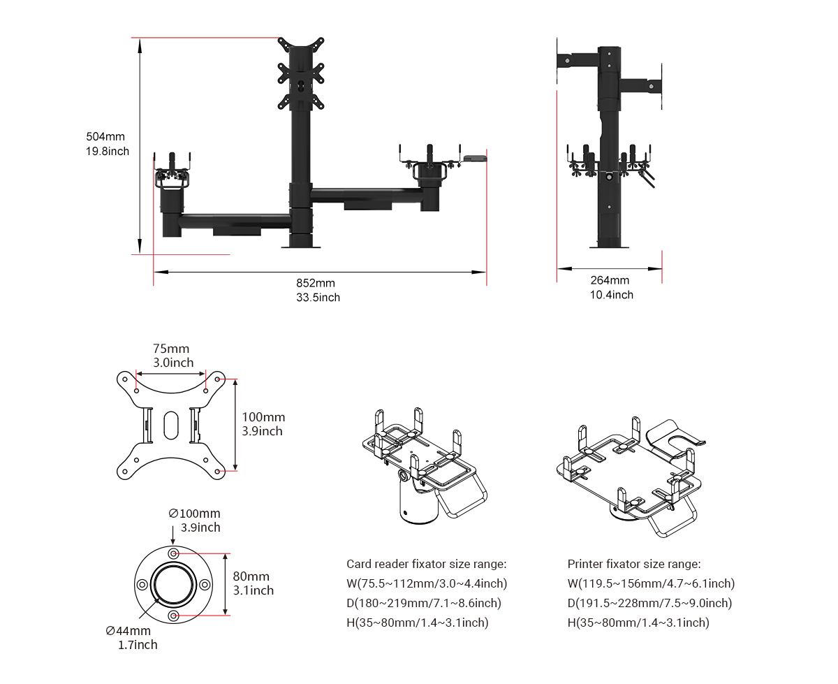 Product size picture